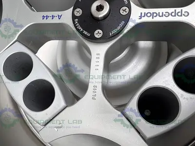 USED EPPENDORF 5804 BENCHTOP CENTRIFUGE W/ EPPENDORF A-4-44 ROTOR 5000 RPM