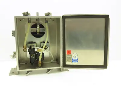 Armstrong Control Panel B-2573 Pneumatic Pressure Regulator Panel W/Gauges
