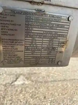 USED ANUP ENGINEERING LTD NA