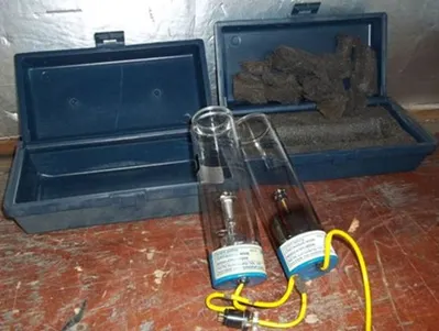 QTY. 2. FISHER SCIENTIFIS CO. HOLLOW CATHODE TUBE,...