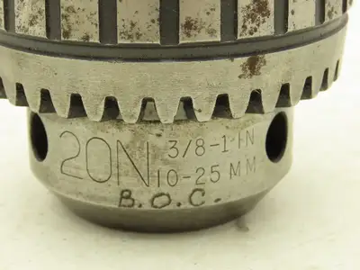 Jacobs 20N Drill Chuck Heavy Duty Ball Bearing 3/8-1" Cap No 4 Morse Shank