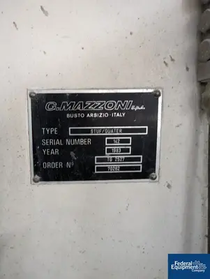 USED Mazzoni Mazzoni Dual Lane Bar Press, Type STU-F/Quarter