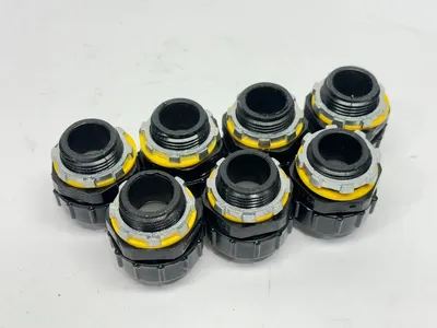 NMLT75BL | Arlington  Straight PVC Liquid Tight Connectors 3/4" LOT OF 7 - New Other