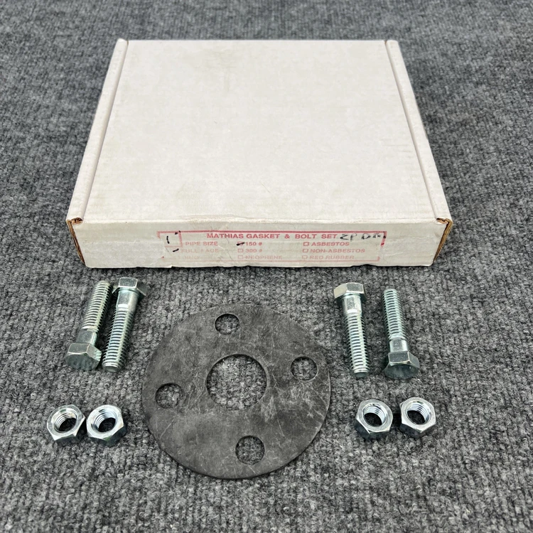 New | in-Stock Mathias Gasket & Bolt 1" Flange Bolt & Gasket Kit Misc Industrial Equipment California US | Davliegogo LLC #1711566