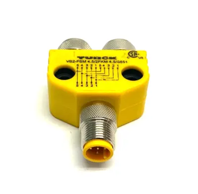 USED TURCK CABLE SPLITTER 2-BRANCH M12 EUROFAST