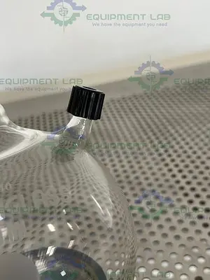 USED CHEMGLASS 1000 ML HEAVY WALL ROUND BOTTOM FLASK  24/40 #7 CHEM-THREAD INLET