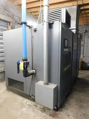 USED 2016 ATLAS COPCO GA160VSD ROTARY SCREW AIR COMPRESSOR