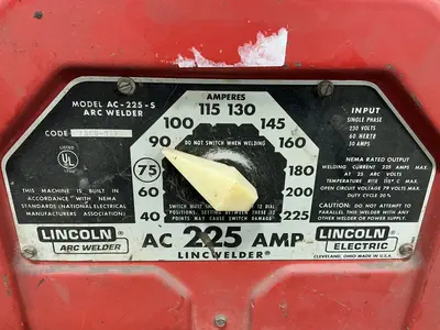 Used LINCOLN ELECTRIC AC2255 ARC WELDER Welding Machinery (Other) Ohio US | HGR 24 #1311025
