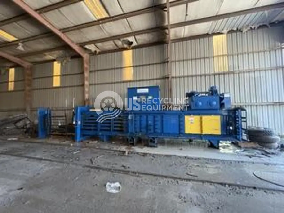 Used 2002 IBC AT-765-EXP-30 AUTO TIE HORIZONTAL BALER Balers Georgia US | US Recycling Equipment #1519866