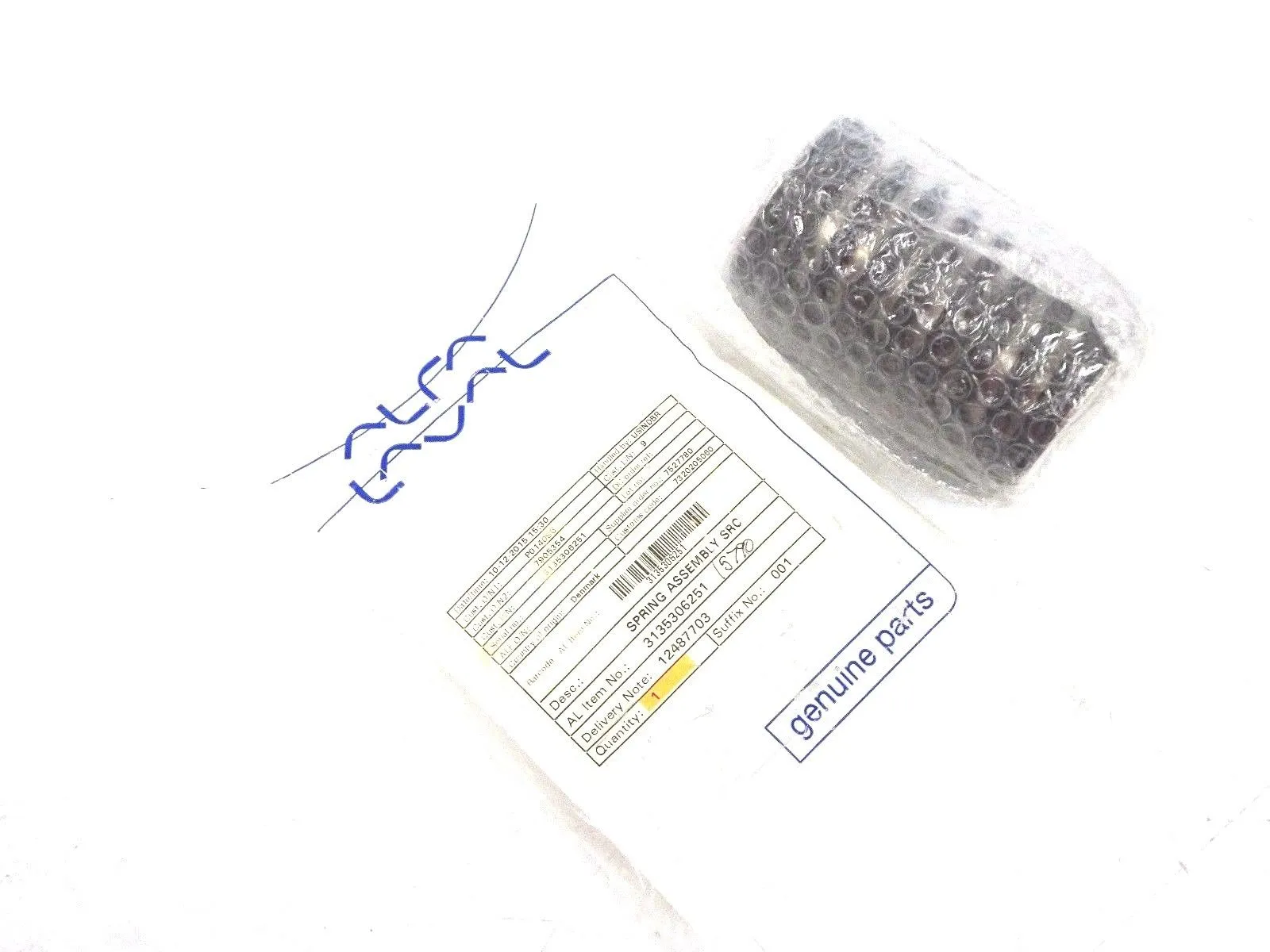 NEW ALFA LAVAL 3135306251 SPRING ASSEMBLY
