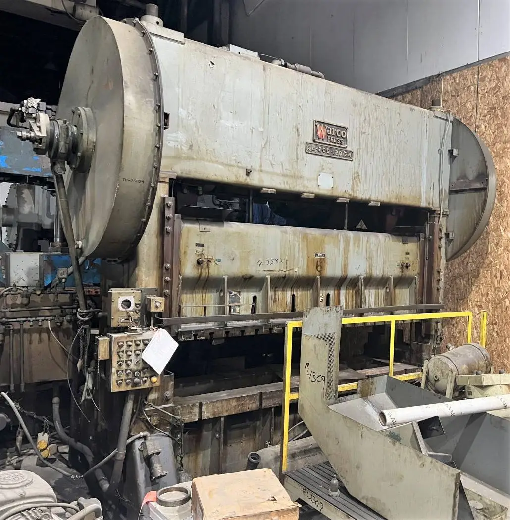 USED WARCO WARCO S2-200-120-34 PRESS