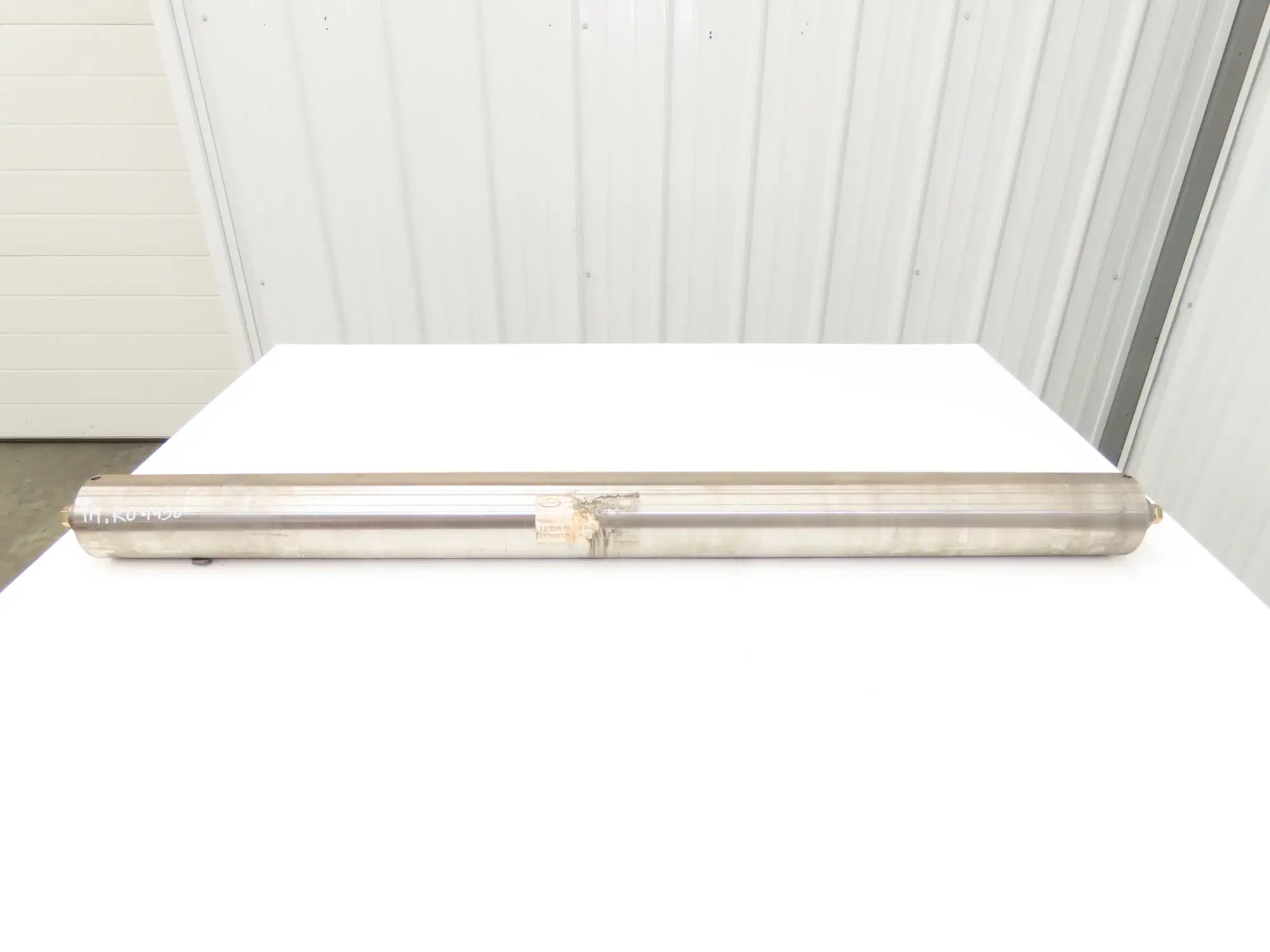 PPI Hytrol 914.R04430 Conveyor Snub Roller Crowned Pulley 3.5"x 43"BW 1/2-13 Hub