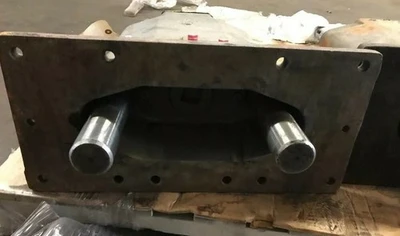 Qty 2 Hydraulic Draw Yoke Cylinder Assemblies Double Cylinder Hydraulic