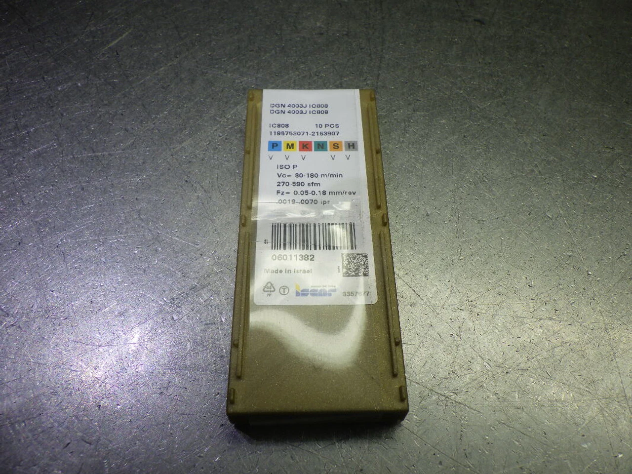 Iscar Carbide Grooving/Parting Inserts QTY10 DGN 4003J IC808 (LOC3604)