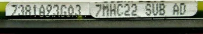 USED WESTINGHOUSE 7381A93-G03 CIRCUIT BOARD 7381A93G03