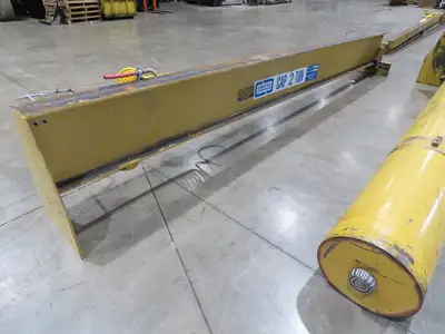 Contrx 2 Ton 4000 Lb Free Standing Jib Crane 14' Span 12' Height Under Beam