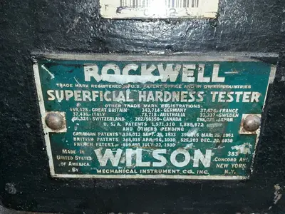 Used ROCKWELL 3JS Hardness Testers Ohio US | HGR 24 #1521315