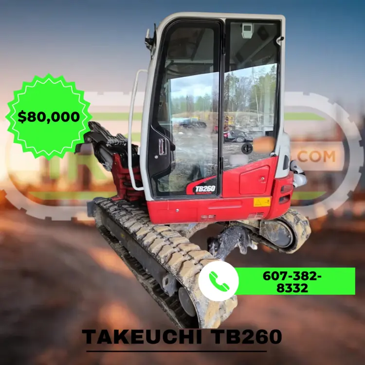 Used TAKEUCHI TB260 Excavators Pennsylvania US | Iron Listing #758649