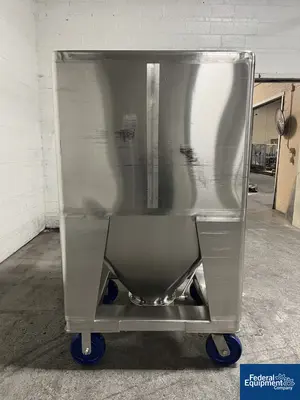 USED TOTE Systems 48" x 42" x 10"  Tote Systems Stainless Steel Transfer Bins