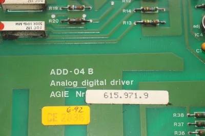 AGIE USA ADD-04 B ANALOG DIGITAL DRIVE 615.971.9 ADD04B