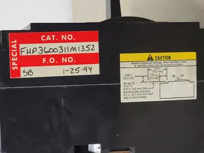 USED SQUARE D FHP3600311M1352