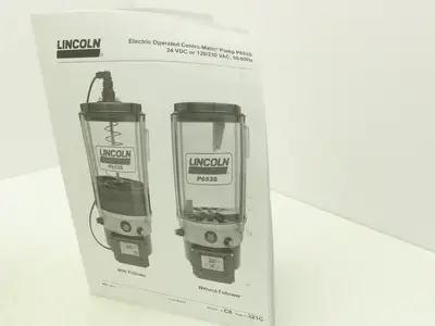 Lincoln 080088 P653S Electric Grease Lubricator Pump 120VAC 8-Liter