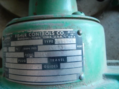 Fisher 1/2" 150 Rating, Bronze Threaded Control Valve