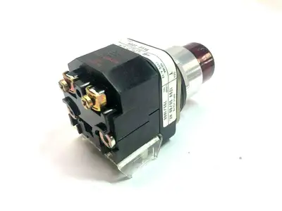 800T-PT16 | Allen Bradley  Series T Push Button Switch NEMA Type 4,13 Red Cap 120V - Used