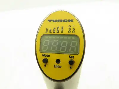 Turck Pressure Sensor 145PSI Digital Display 4 Pin M12
