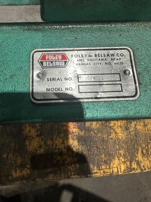 FOLEY-BELSAW 310 CARBIDE CIRCULAR SAW BLADE