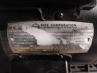 FIFE CORPORATION C6CT7R A.C. Motors | ESS Industrial Equipment Sales (5)