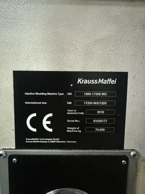 2018 KRAUSS MAFFEI KM 1300-17200 MX Horizontal Plastic Injection Molding Machines | JYC MACHINERY (15)