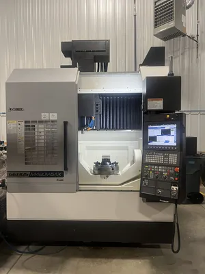 2018 OKUMA GENOS M460V-5AX Vertical Machining Centers (5-Axis or More) | Tight Tolerance Machinery (1)