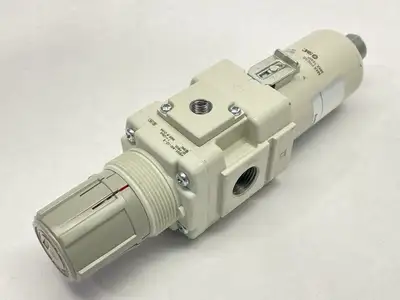 AW30K-N03-2Z-B | SMC  Pneumatic Filter Regulator 3/8" NPT - Used