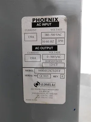 Power Miser/US Drives Inc. 71.06.113 Energy Reduction System Used