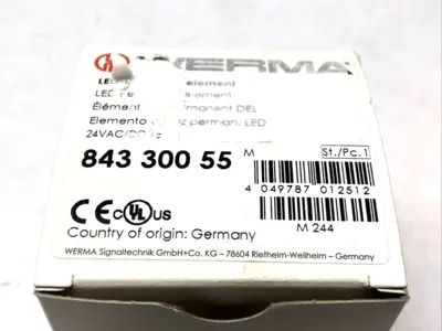 843-300-55 | Werma  LED Permanent Light Element Yellow - New Other