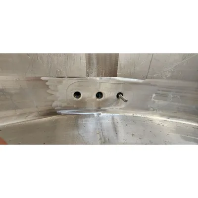 Used 6,500L (1,717 gal) Stainless Insulated Jacketed Liquid Storage Vessel Tank
