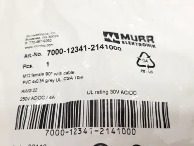 New | in-Stock Murrelektronik 7000-12341-2141000 Cable & Wire Michigan US | Maverick Industrial Sales #1393054