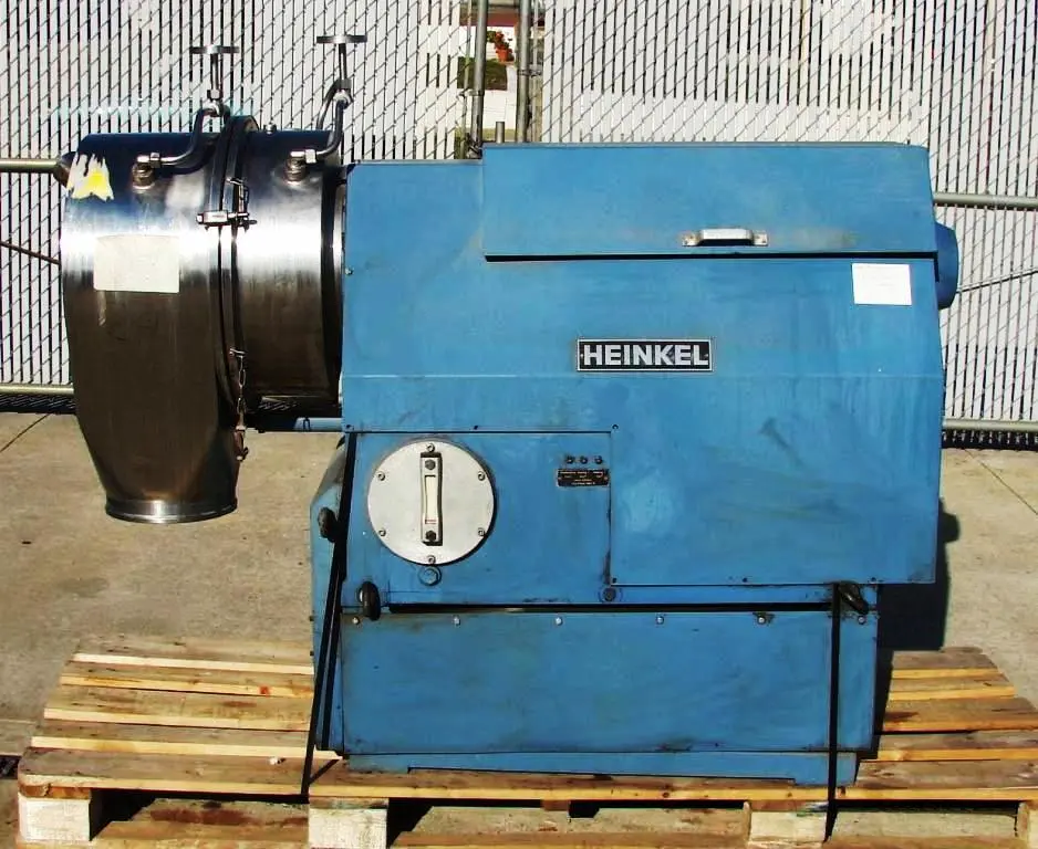 Heinkel HF 300 Inverting Filter centrifuge, Hastelloy C4.