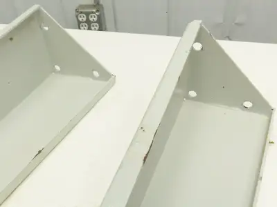 Omga Machine Base Table Legs 26-1/2" Long White Radial Arm Saw Set of 4