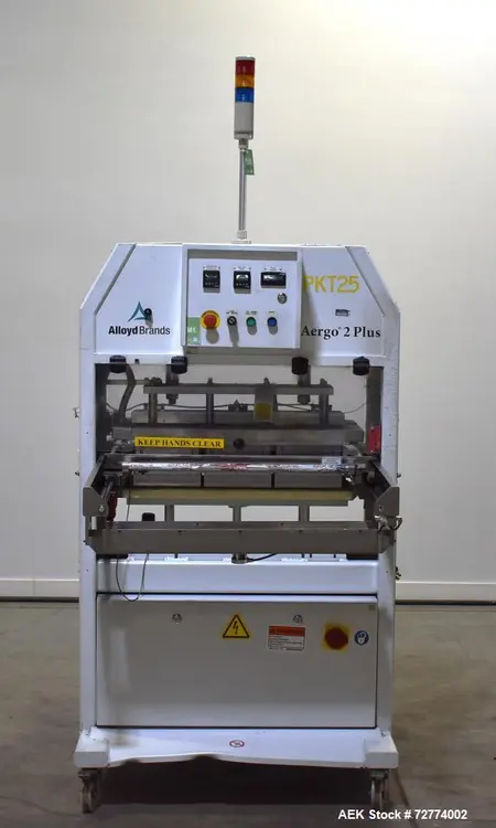 Used ALLOYD AERGO 2 PLUS Blister Sealers Illinois US | Aaron Equipment #86648