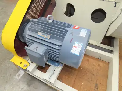 Backward Inclined Centrifugal Blower 24" Impeller 3Ph 7.5kw 480V Only 10" Inlet