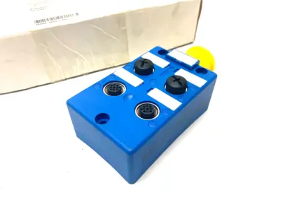 USED TURCK EUROFAST 4-PORT JUNCTION BOX M23 MAIN CONN.