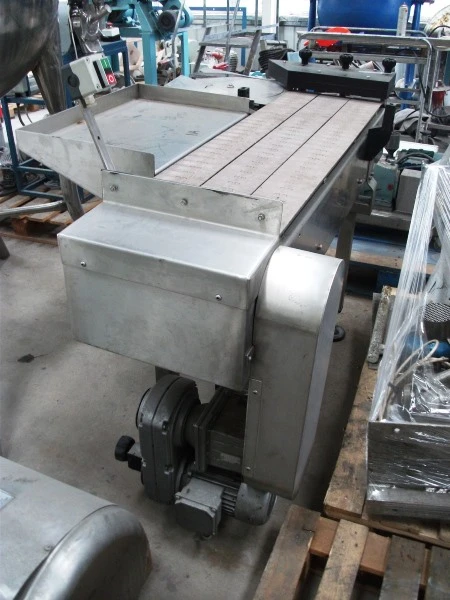 3 Lane Plastic Link Belt Collating Conveyor