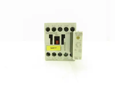 Siemens 3RT1016-1BB41 Motor Starter Contactor 600VAC 7.5Hp 24VDC Coil Lot Of 2