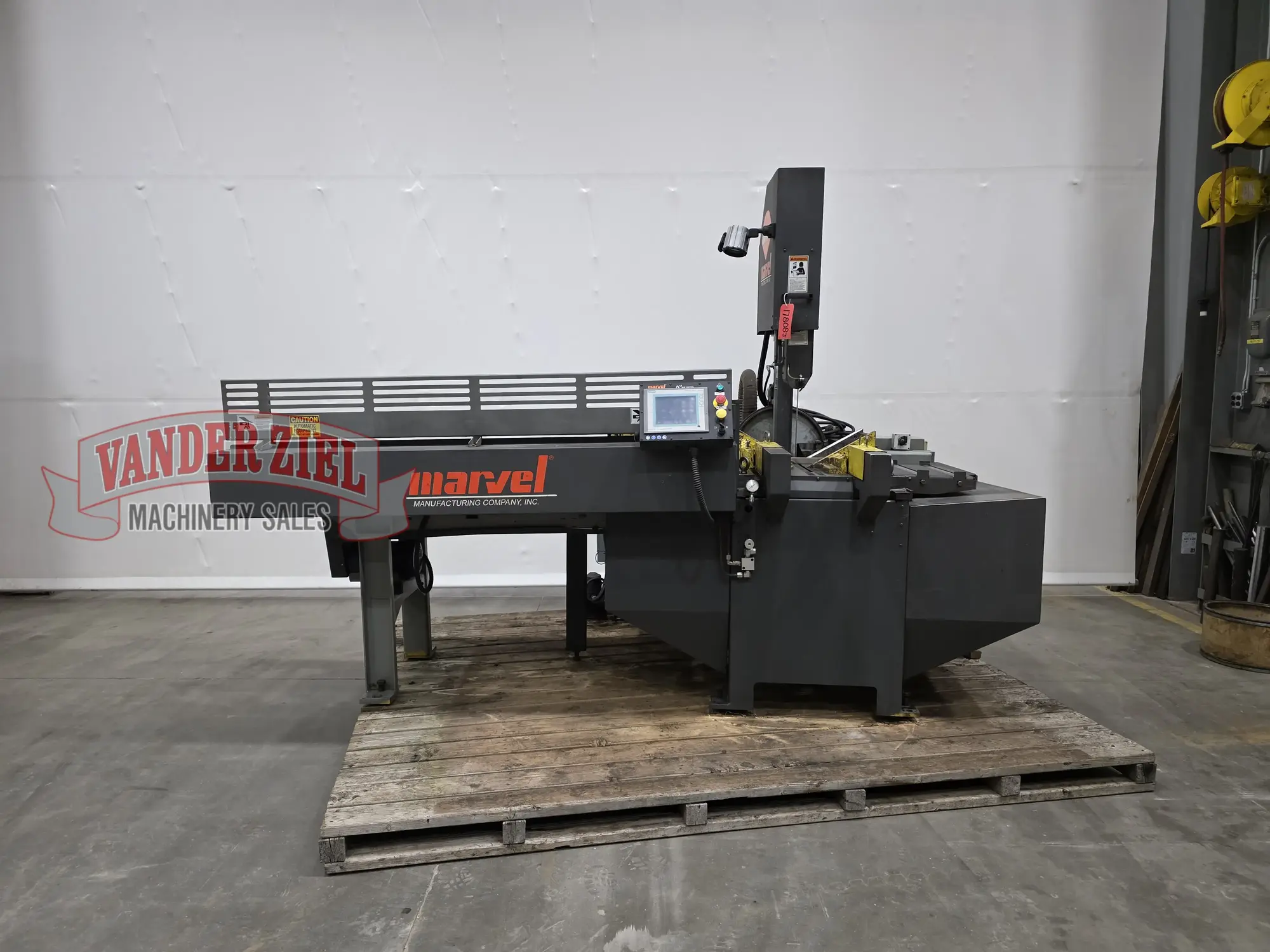 Used MARVEL MANUFACTURING 380 VERTICAL TILT FRAME SAW Vertical Band Saws Michigan US | Vander Ziel Machinery Sales #483377