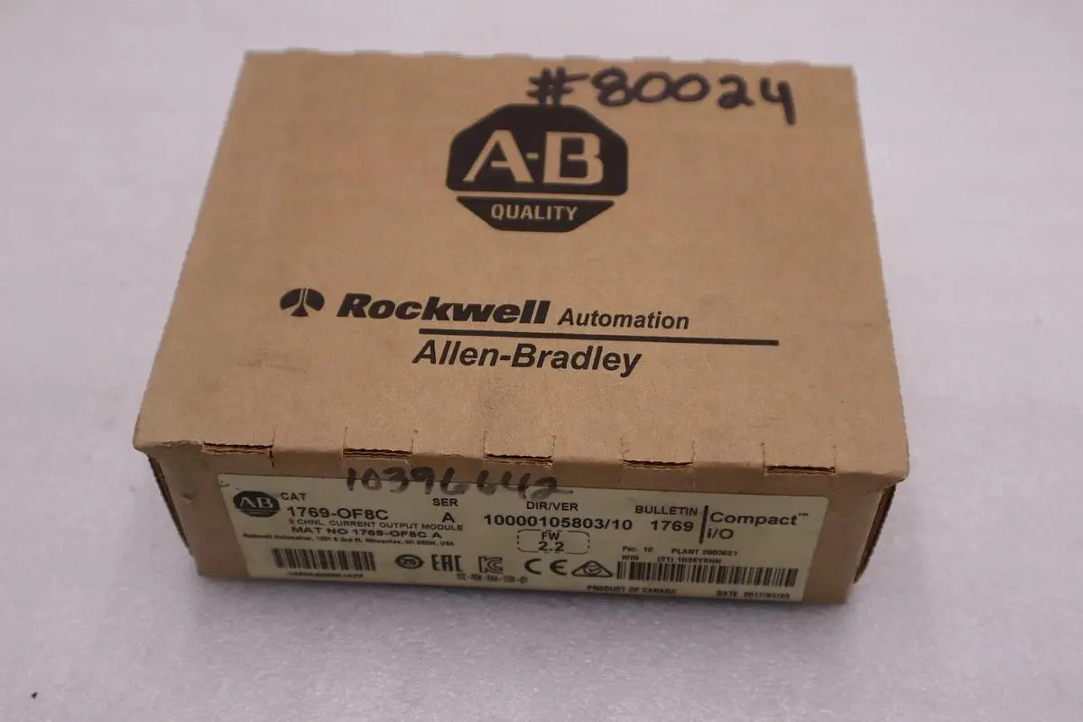 NEW AB Allen Bradley Analog Output Module 1769-OF8C   Ser A   STOCK GF841