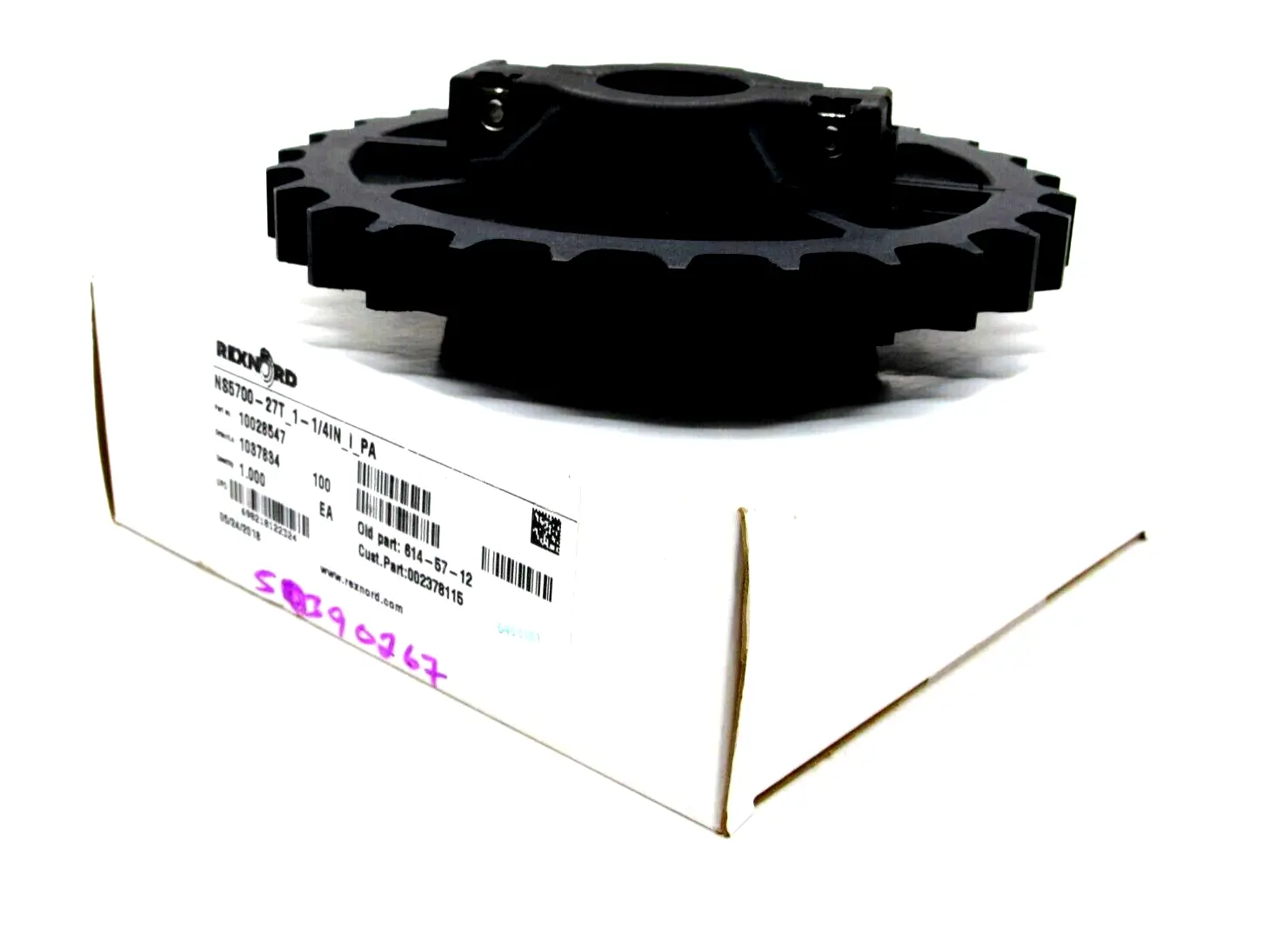 NEW REXNORD 10028547 SPROCKET NS5700-27T_1-1/4IN_-_PA 614-57-12