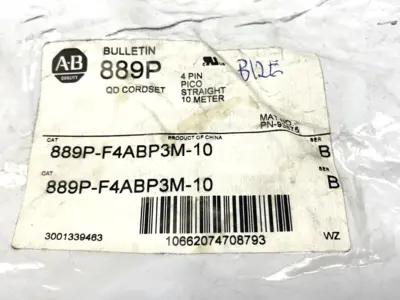 New | in-Stock Allen-Bradley Ser. B Double Ended Cordset Straight M12 M to F 10m Connector Accessories Michigan US | Maverick Industrial Sales #1401520