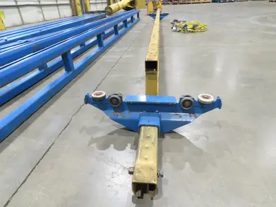 Gorbel 1/4 Ton 500Lb Free Standing 4-Post Bridge Crane 15'Span 18' 6"Runway